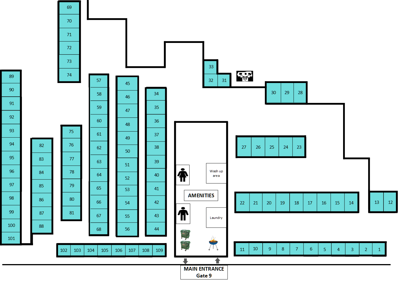 2021 Camping Map