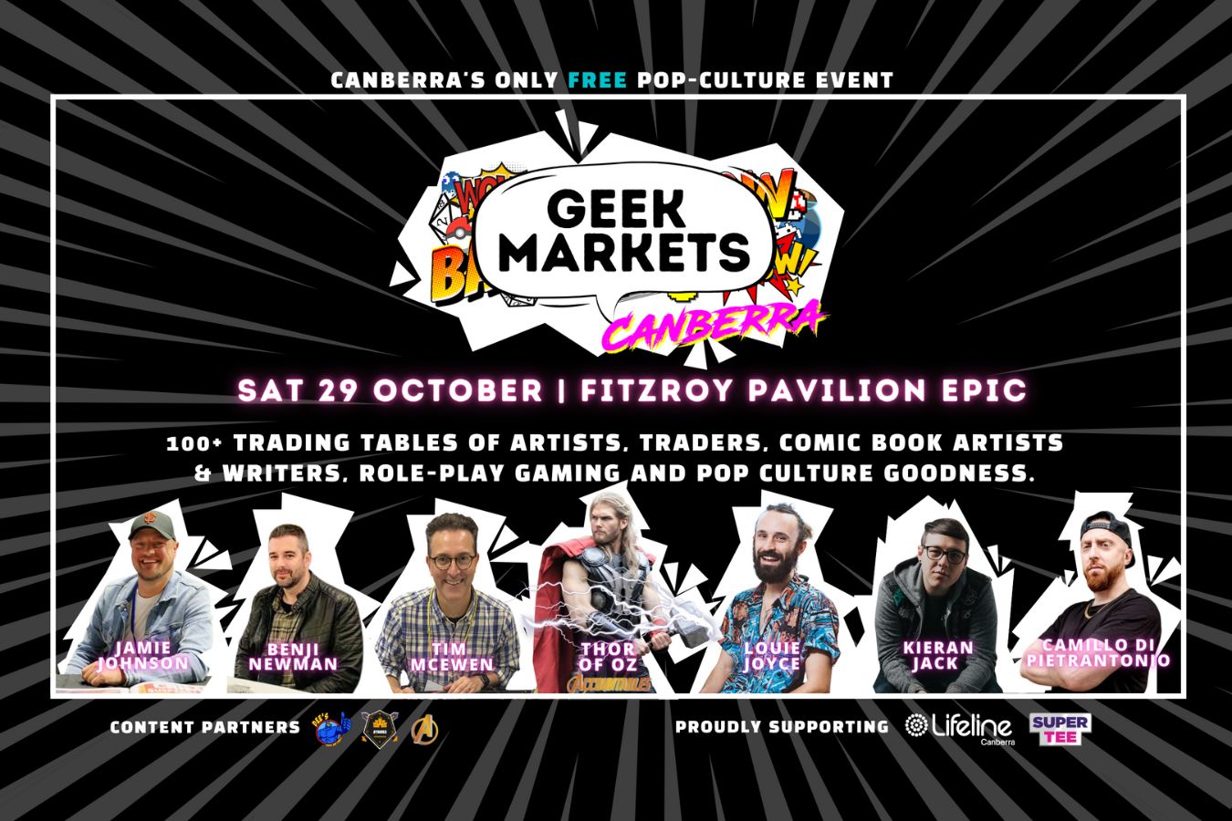 Geek Markets at EPIC Canberra, 29th October 2022