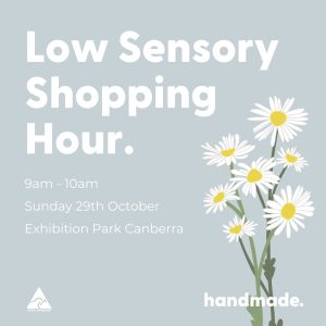 Low sensory shopping hour Sunday 9am to 10am 29th October 2023
